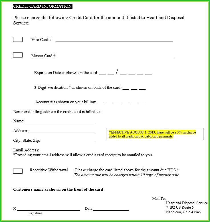 Company Issued Credit Card Policy Template