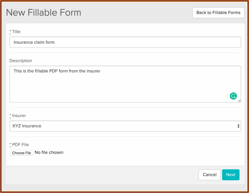 Fillable Pdf Form Software