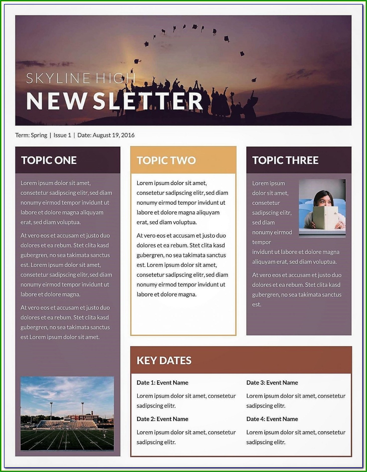 Free Editable Employee Newsletter Templates