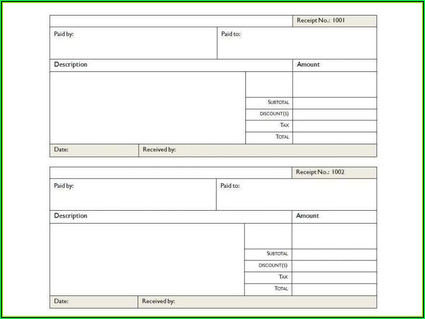 Free Template For Invoice In Word