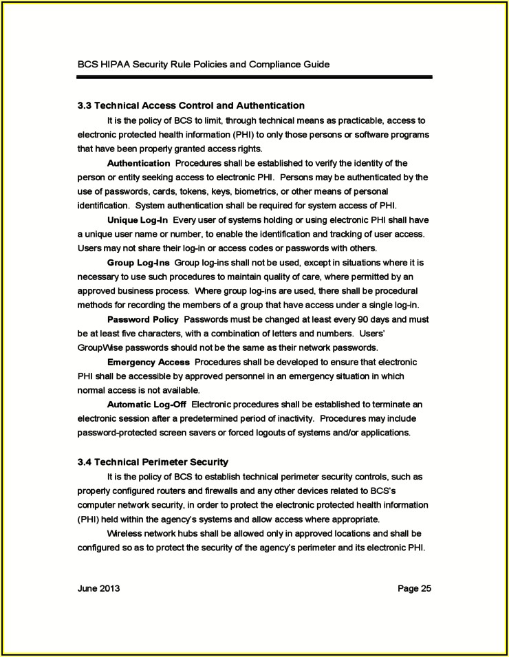 Hipaa Compliance Policy Template Template 1 Resume Examples GM9OaOgVDL