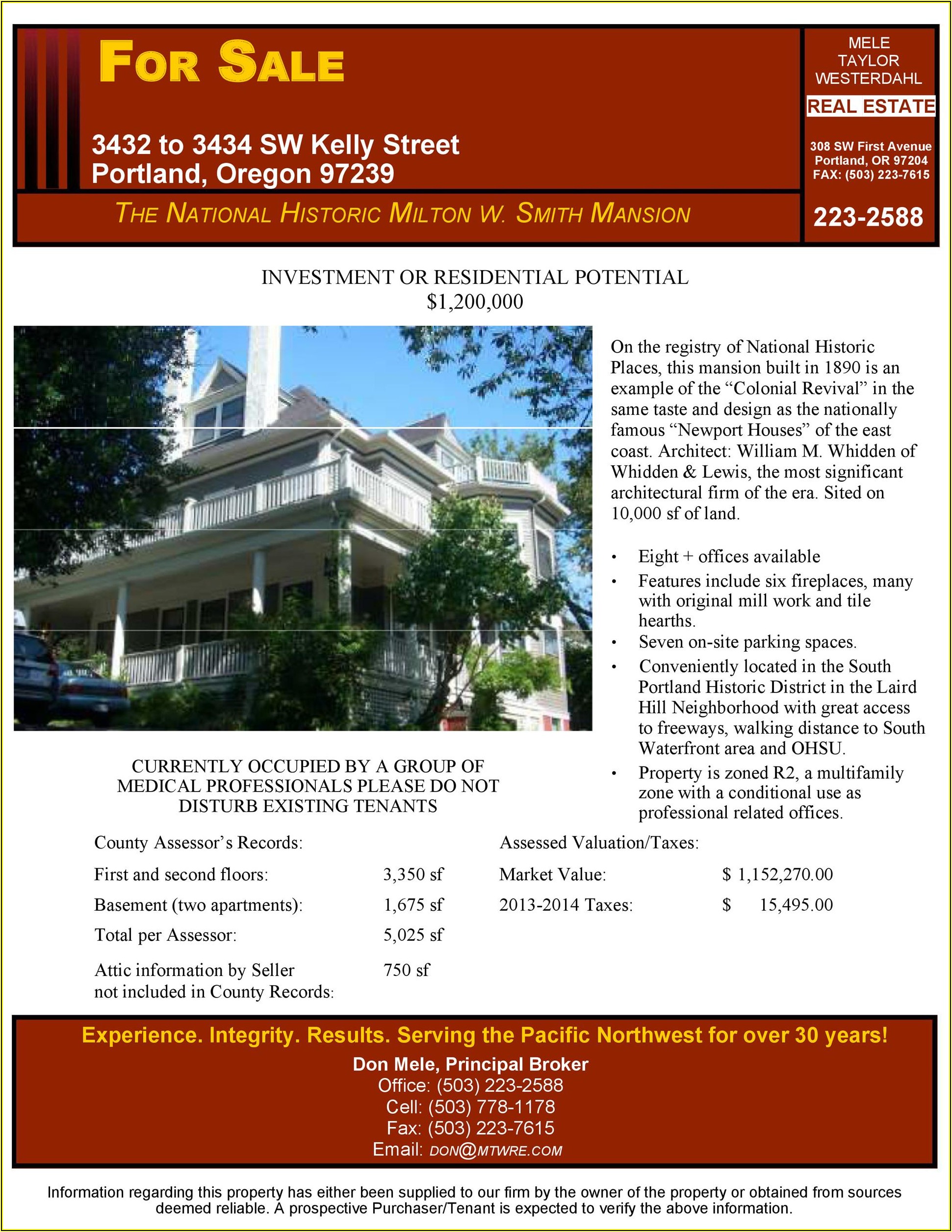 House For Sale Flyer Example