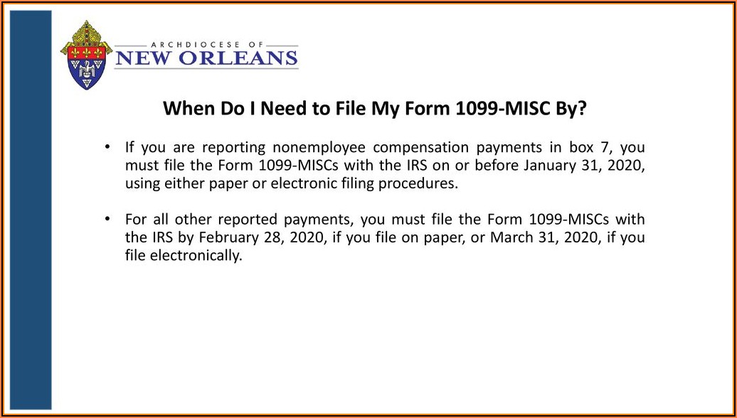 How To File Form 1099 Misc Electronically