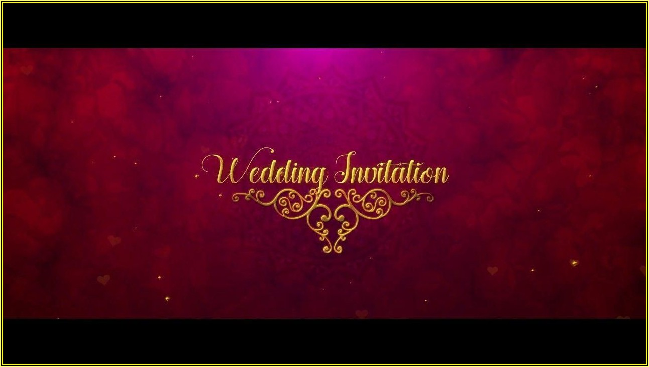 Indian Wedding Invitation Templates After Effects Free Download