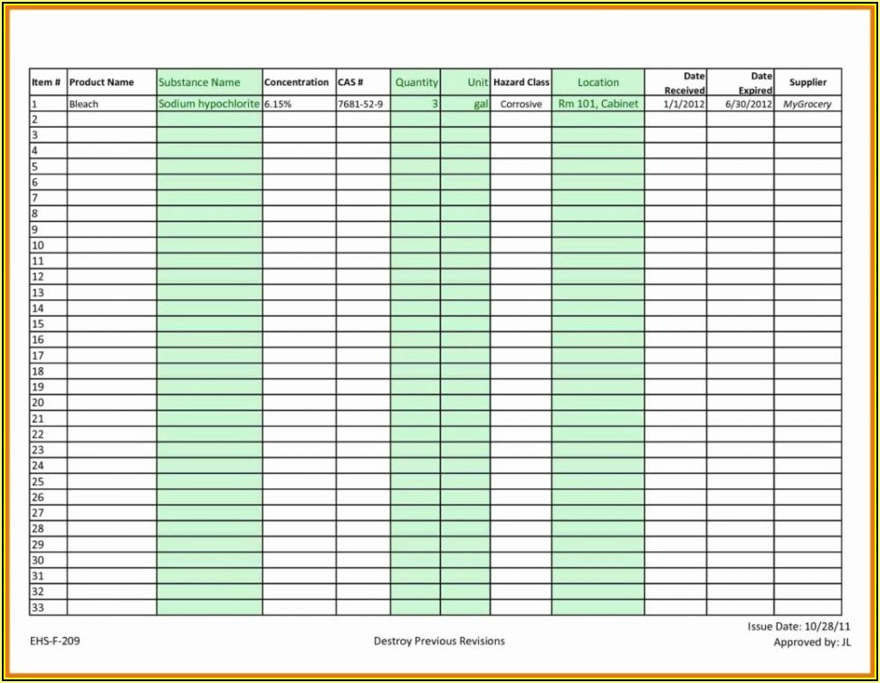 Invoice Tracking Template