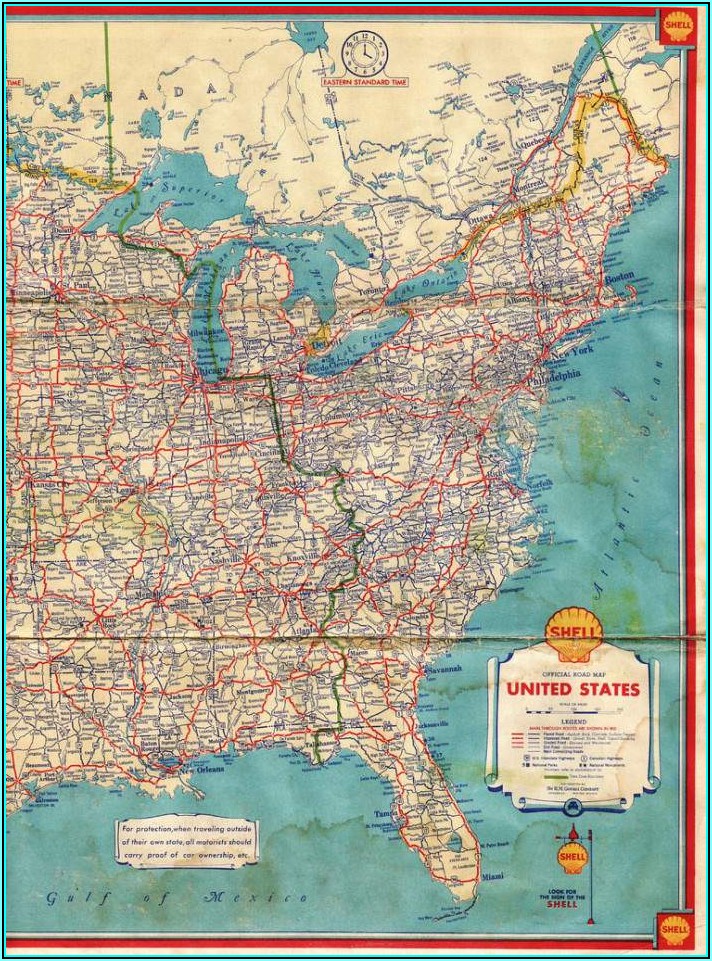 Laminated Wall Maps Of Usa
