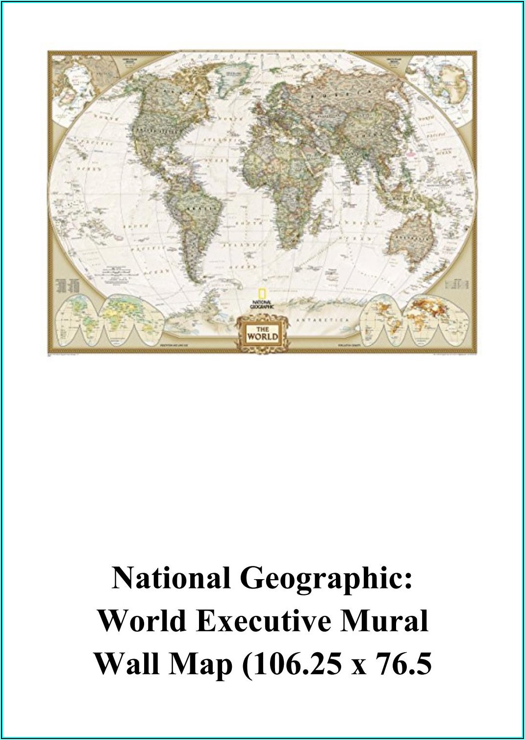 National Geographic World Reference Map