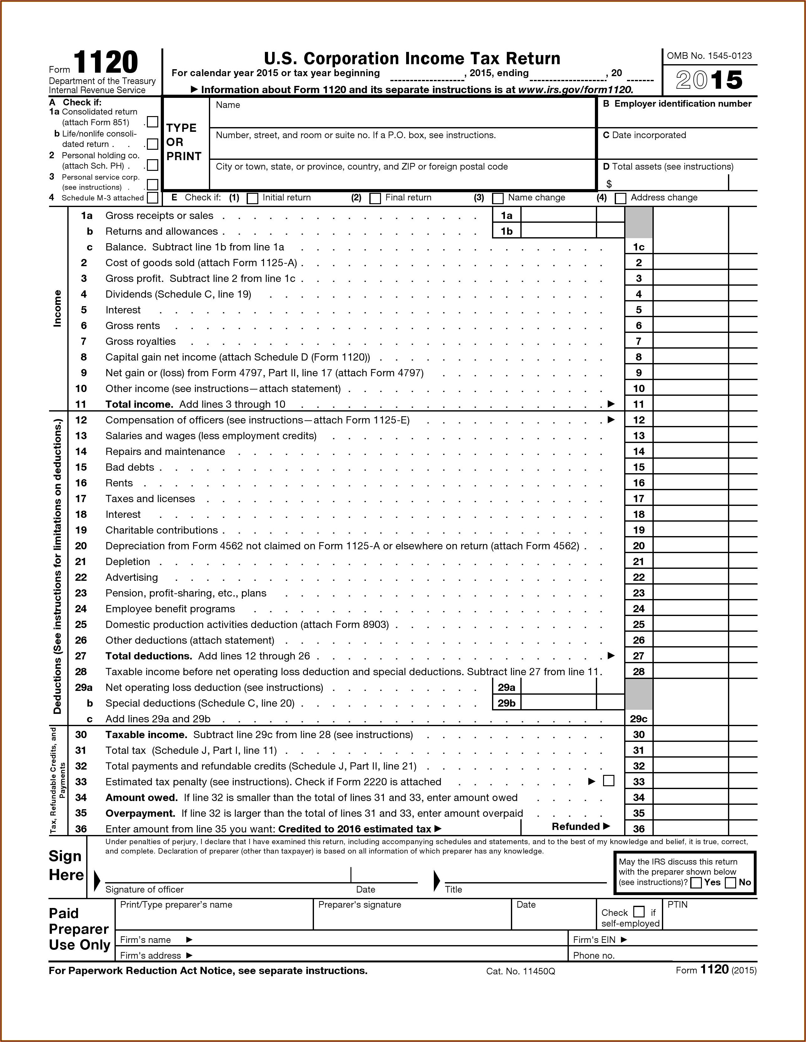 Pdf Tax Forms