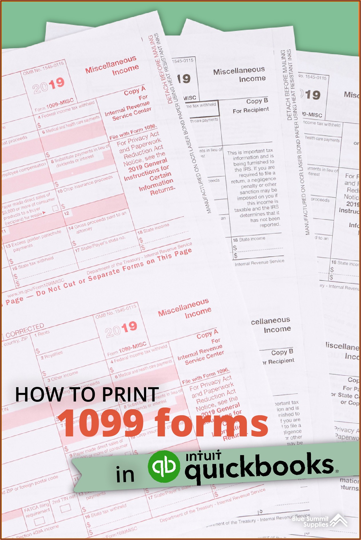 Print 1099 Forms In Quickbooks Online