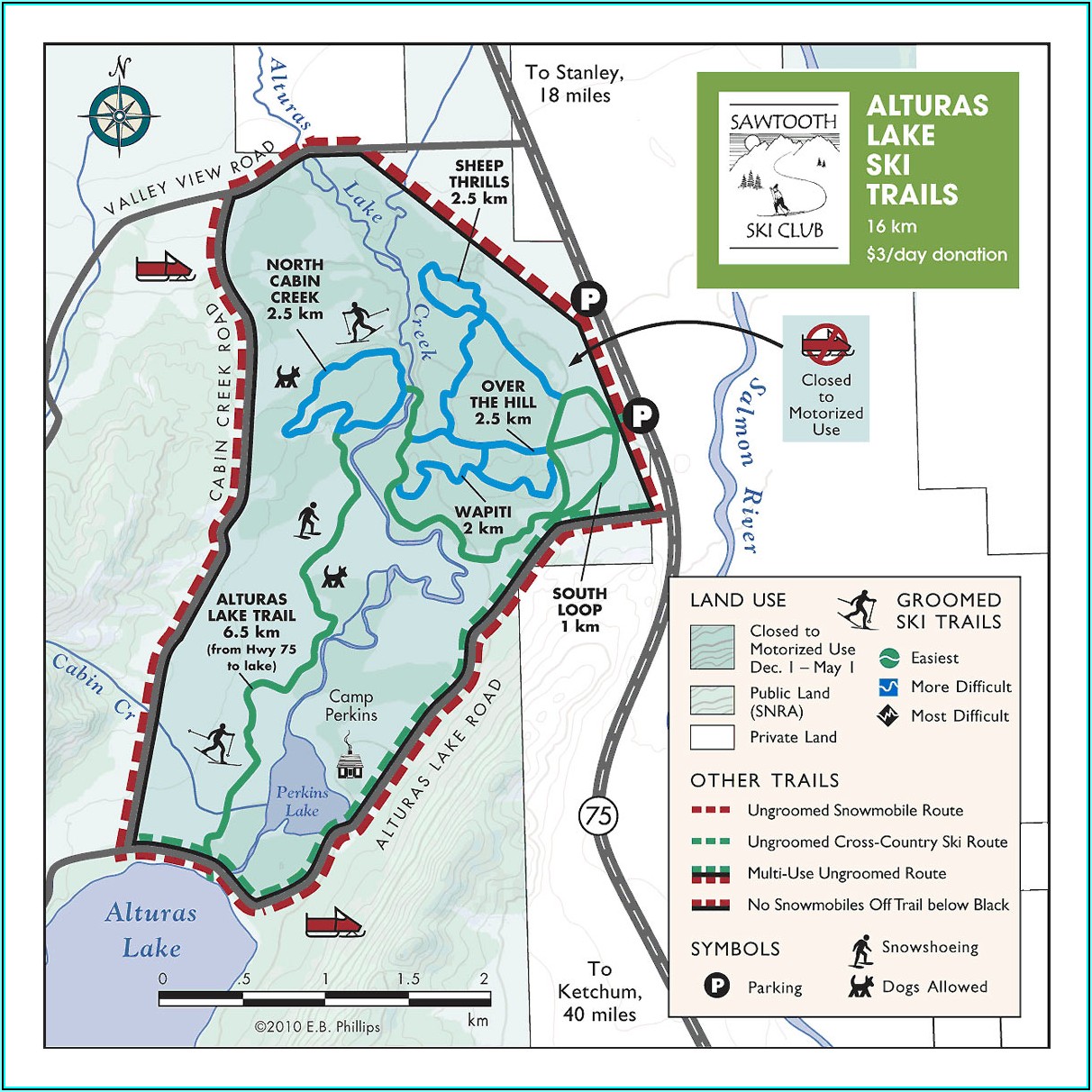 Sawtooth Wilderness Hiking Map And Guide