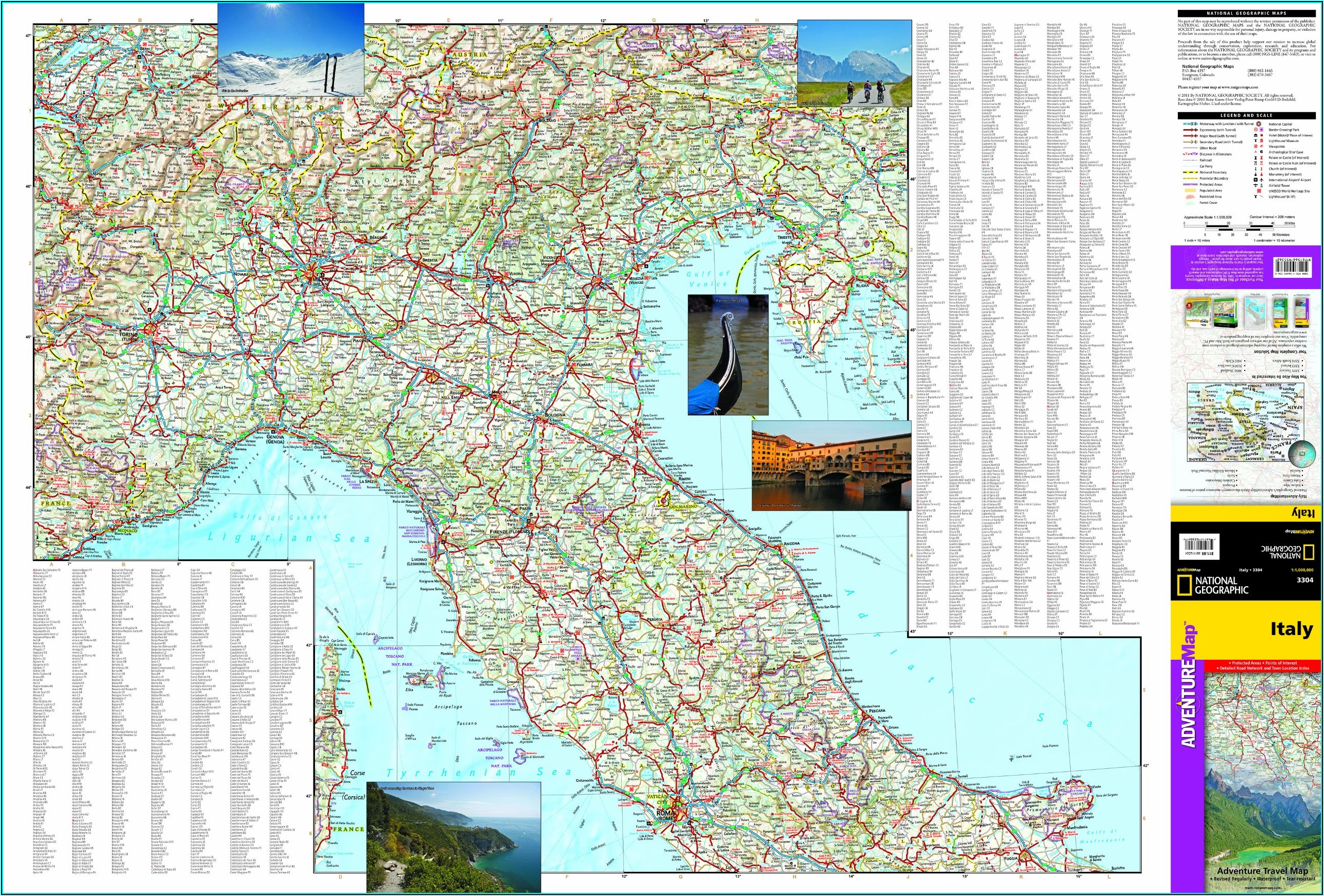 To Visit National Geographic And See The Map Of Italy