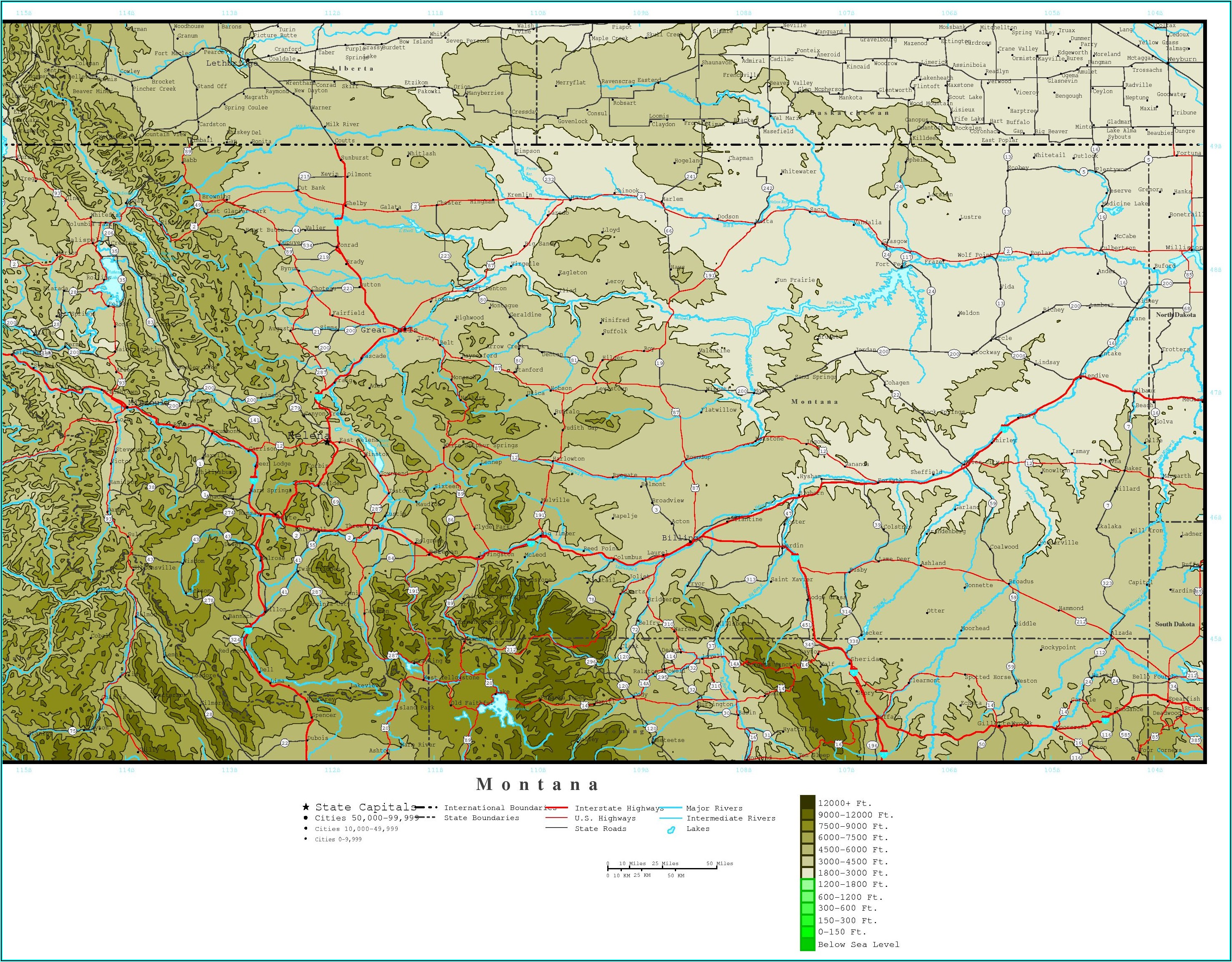 Topo Map Montana Download