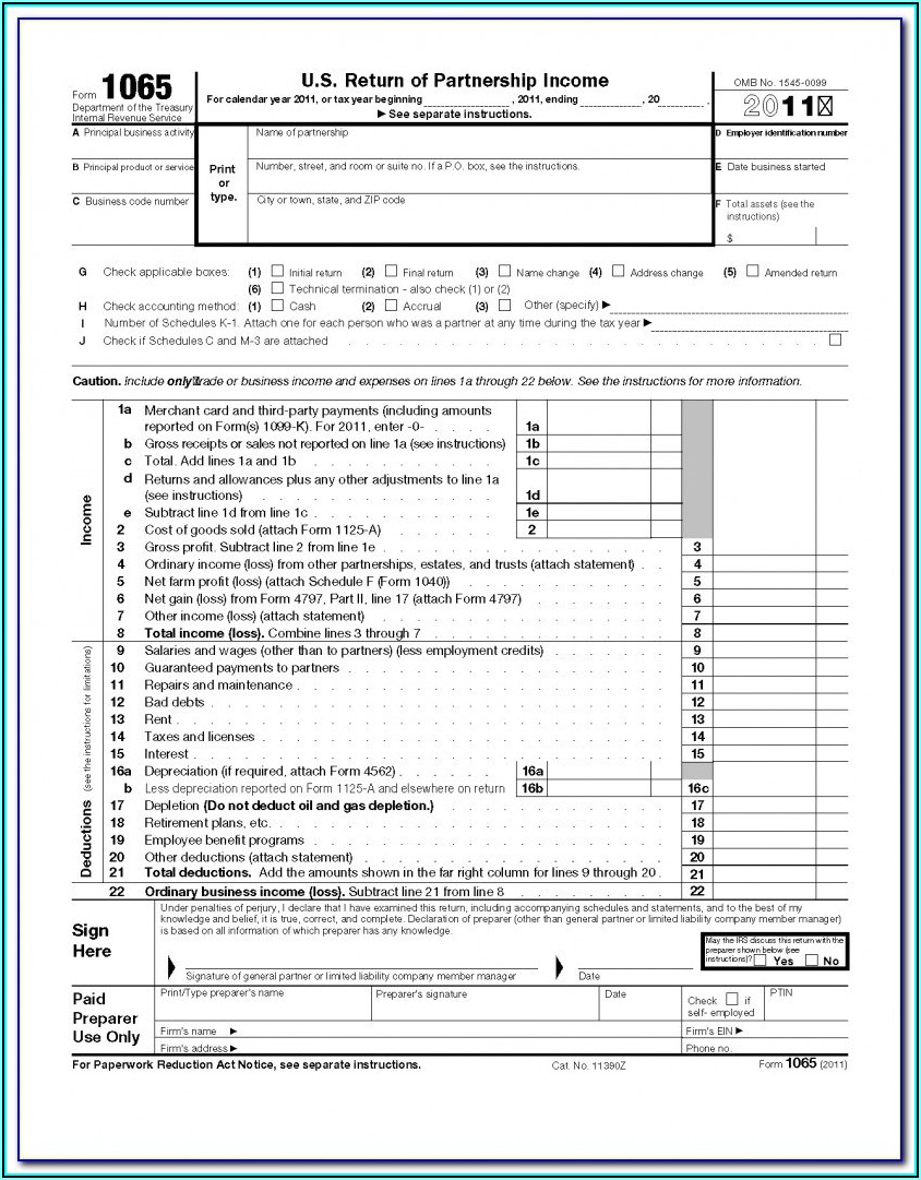 2013 Federal Tax Forms 1040a