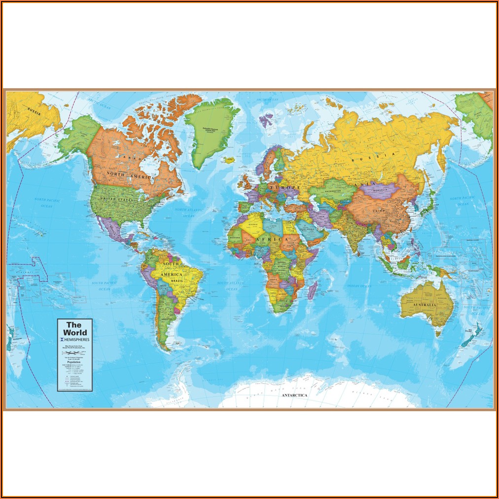 500 Piece Jigsaw Puzzle World Map