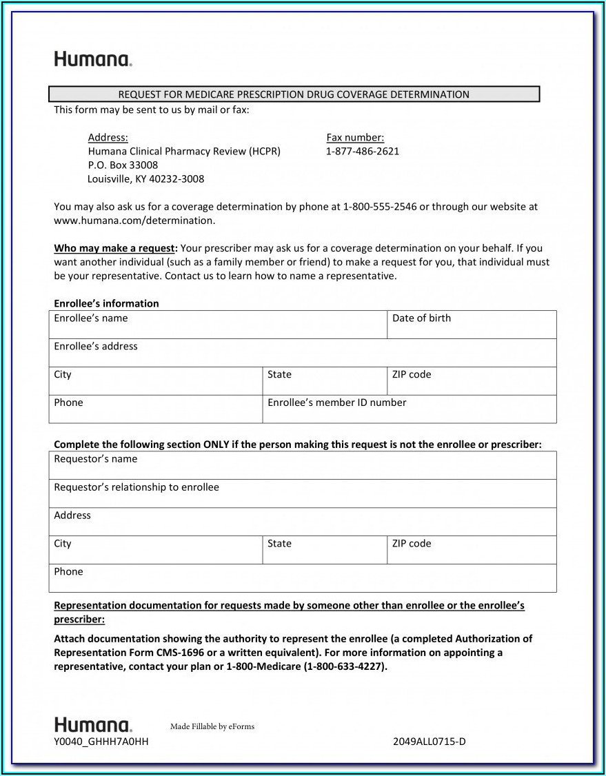 Aarp Medicare Complete Prior Auth Form