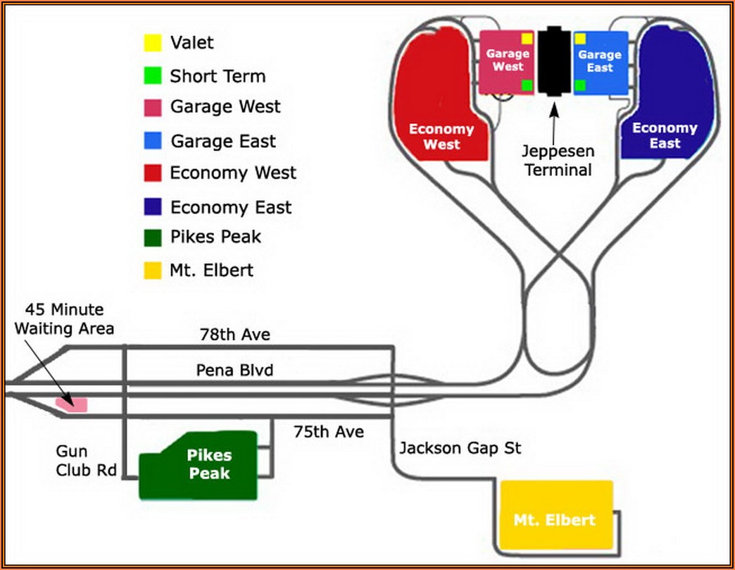 Denver Airport Car Rental Locations Map map Resume