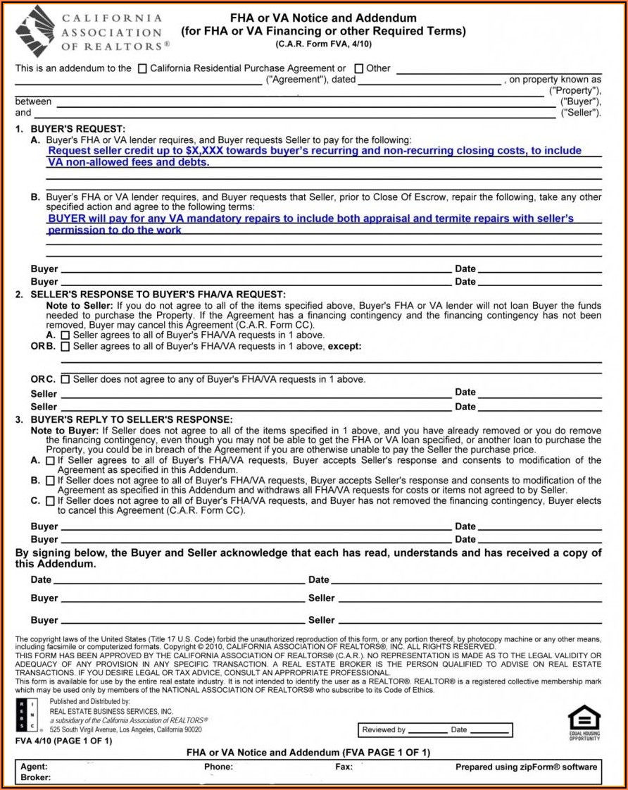 Fha Termite Inspection Waiver Form