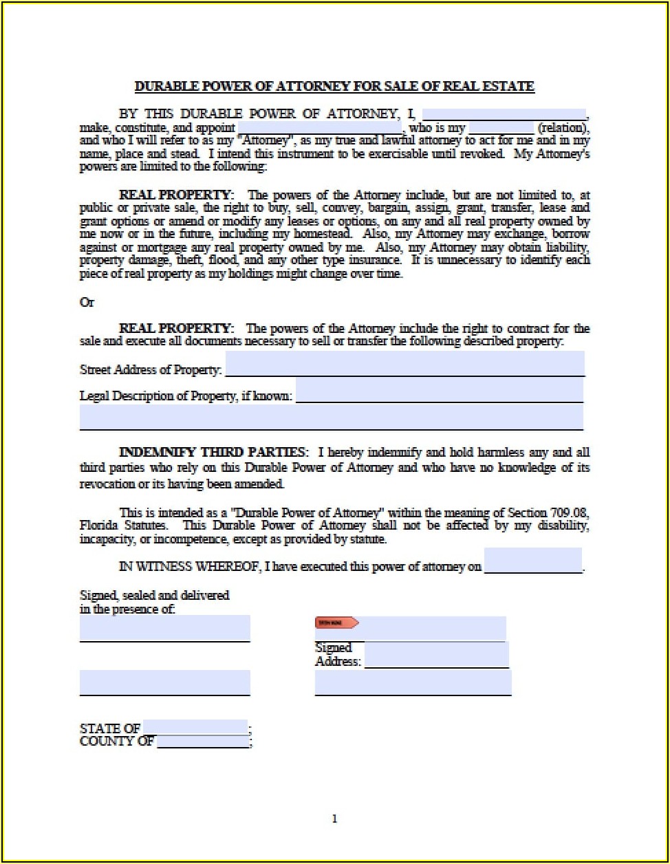 Florida Real Estate Transfer Tax Forms