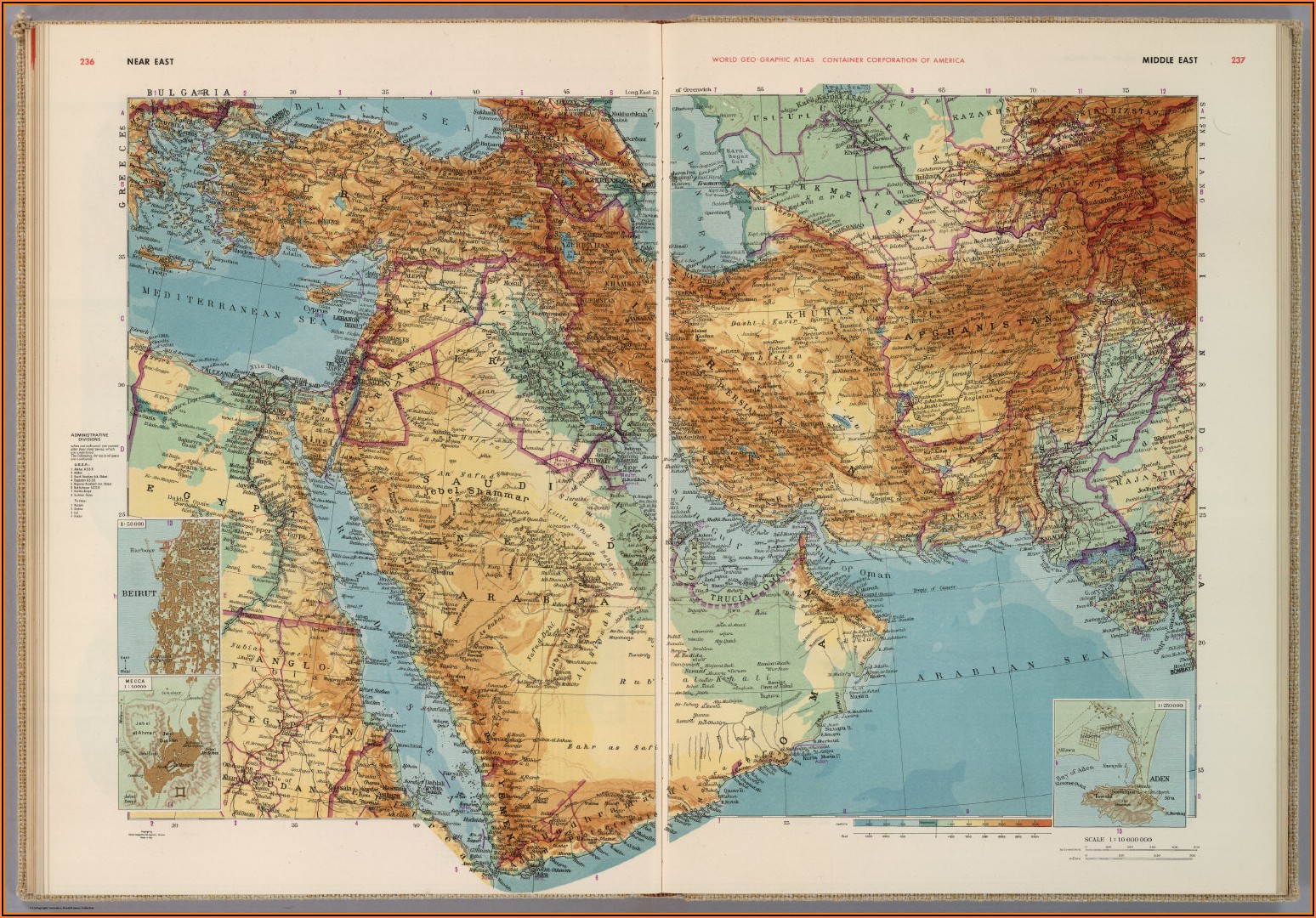 Historical Maps Of The Middle East Atlas