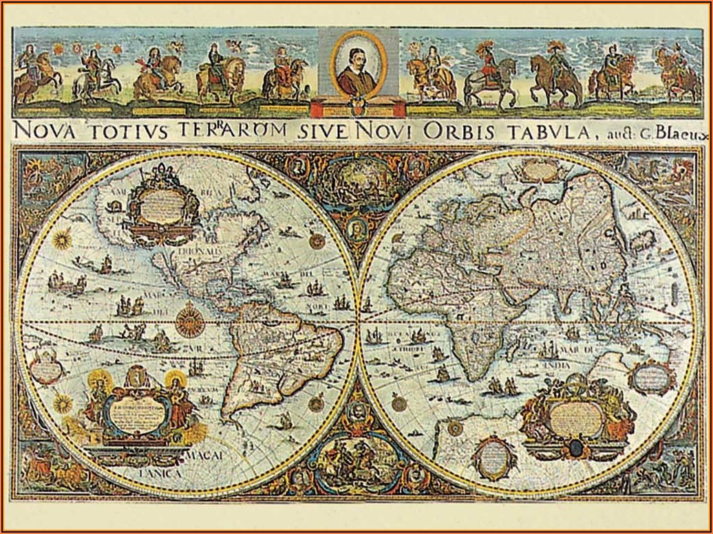 Jigsaw Puzzle Old World Map