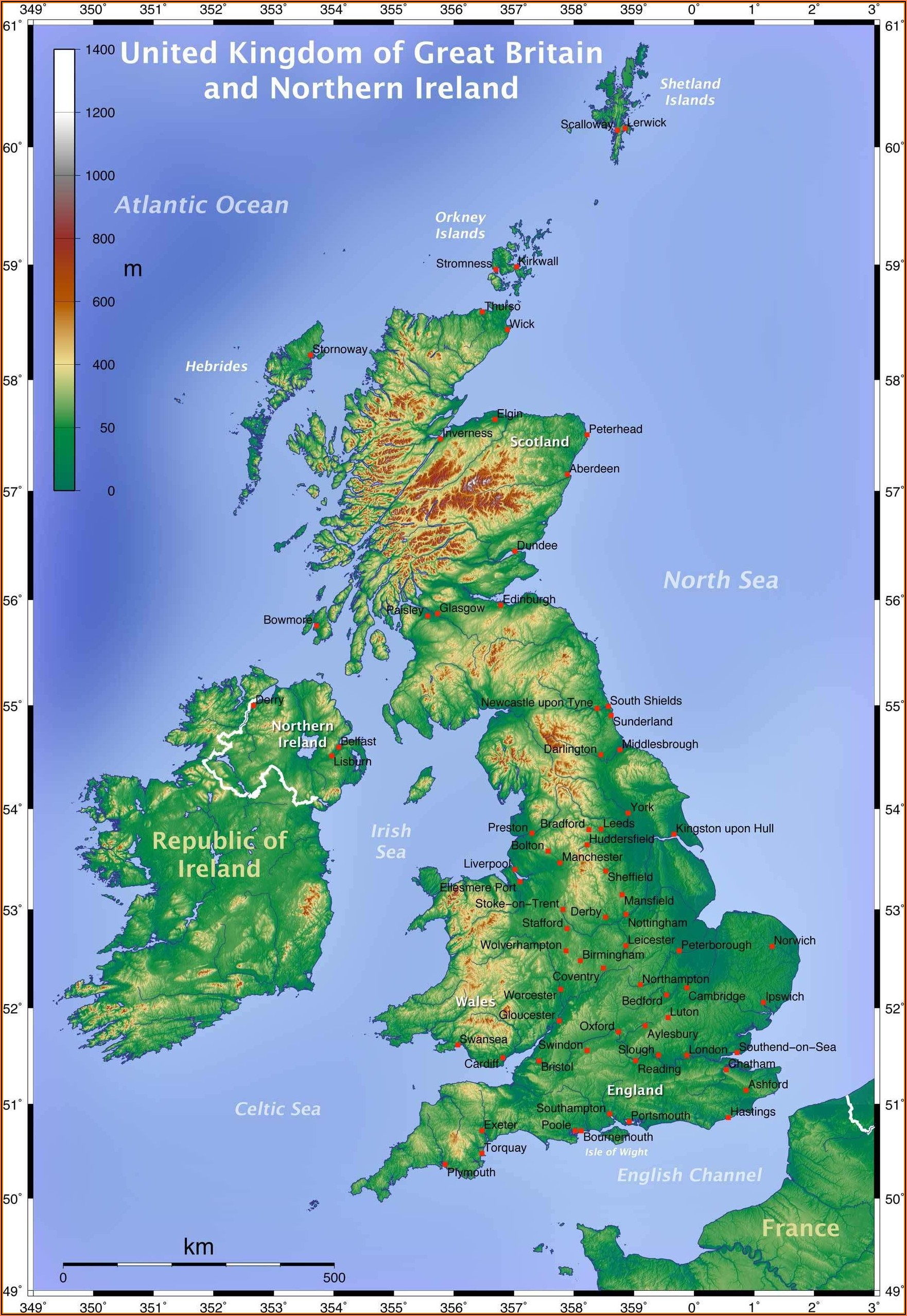 Map Of British Isles