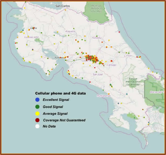 Map Of Cell Phone Coverage