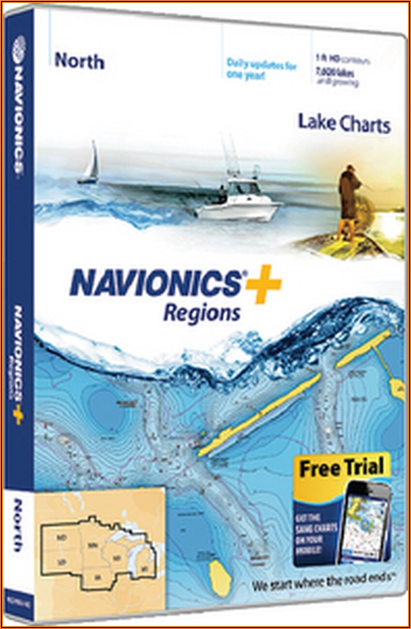 Navionics+ Canada Regions Marine Maps