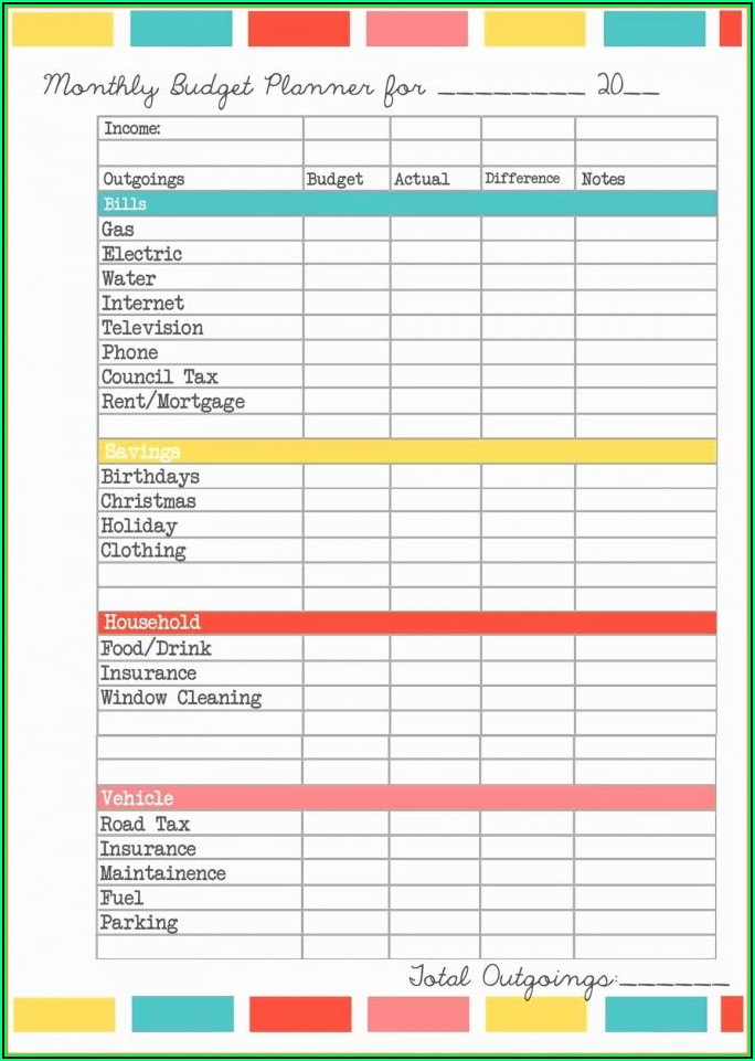 Notes Payable Template Excel
