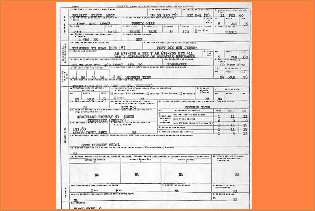 Obtain Dd214 Military Discharge Form