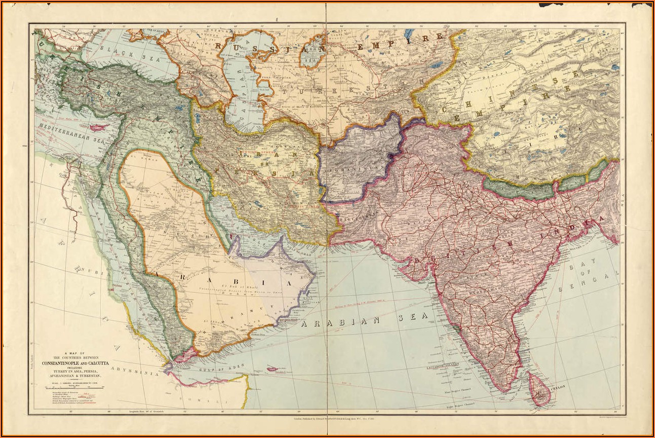 Oldest Maps Of The Middle East