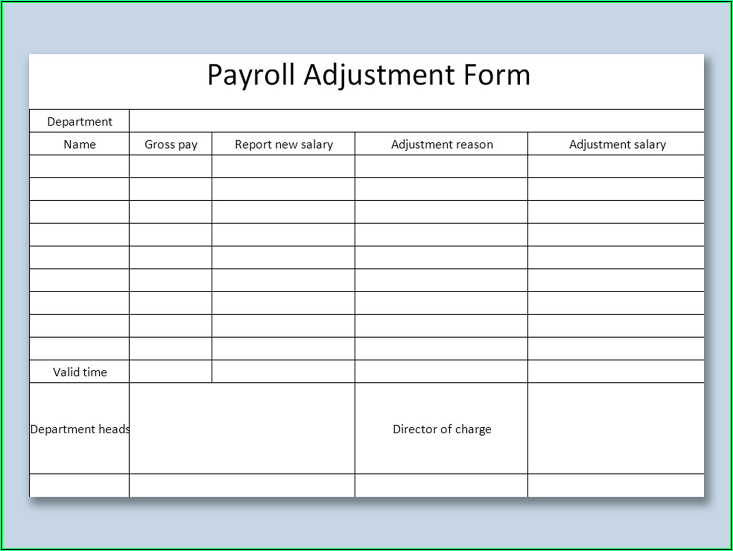 Payroll Sample Pdf