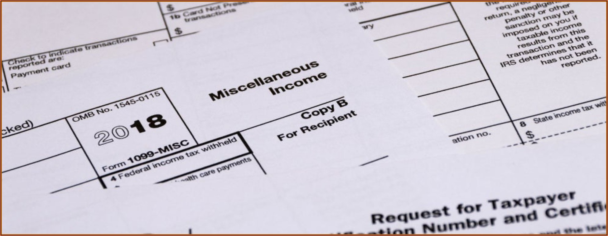 Printable Form 1099 Misc 2019