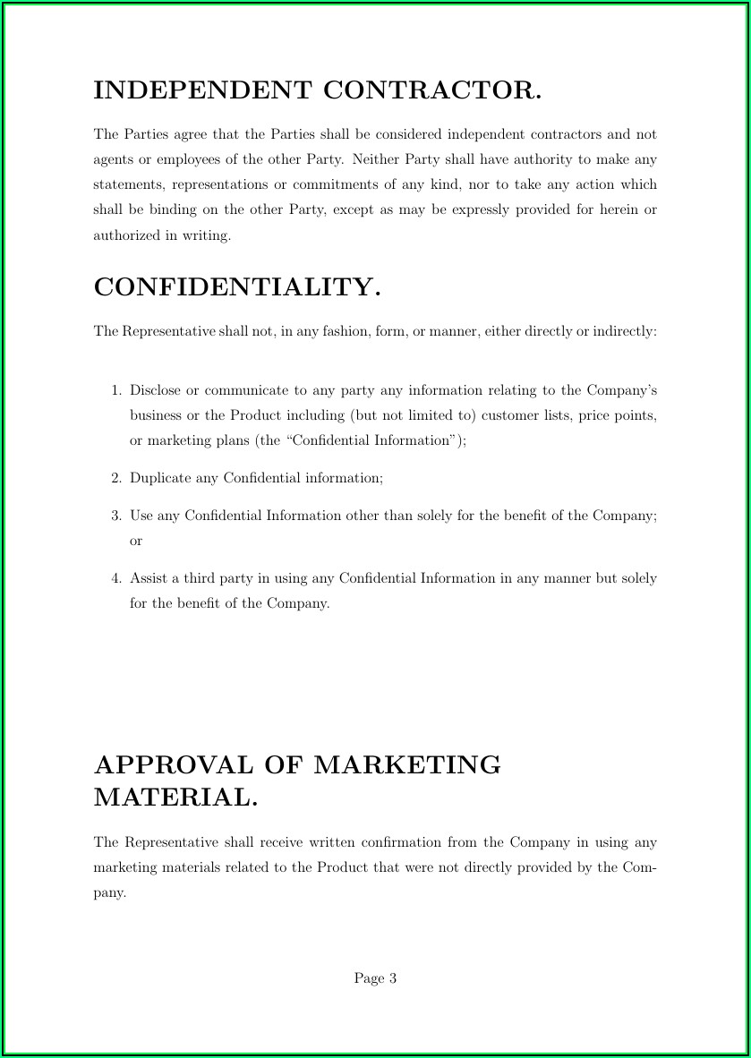 Profit Sharing Agreement Template South Africa