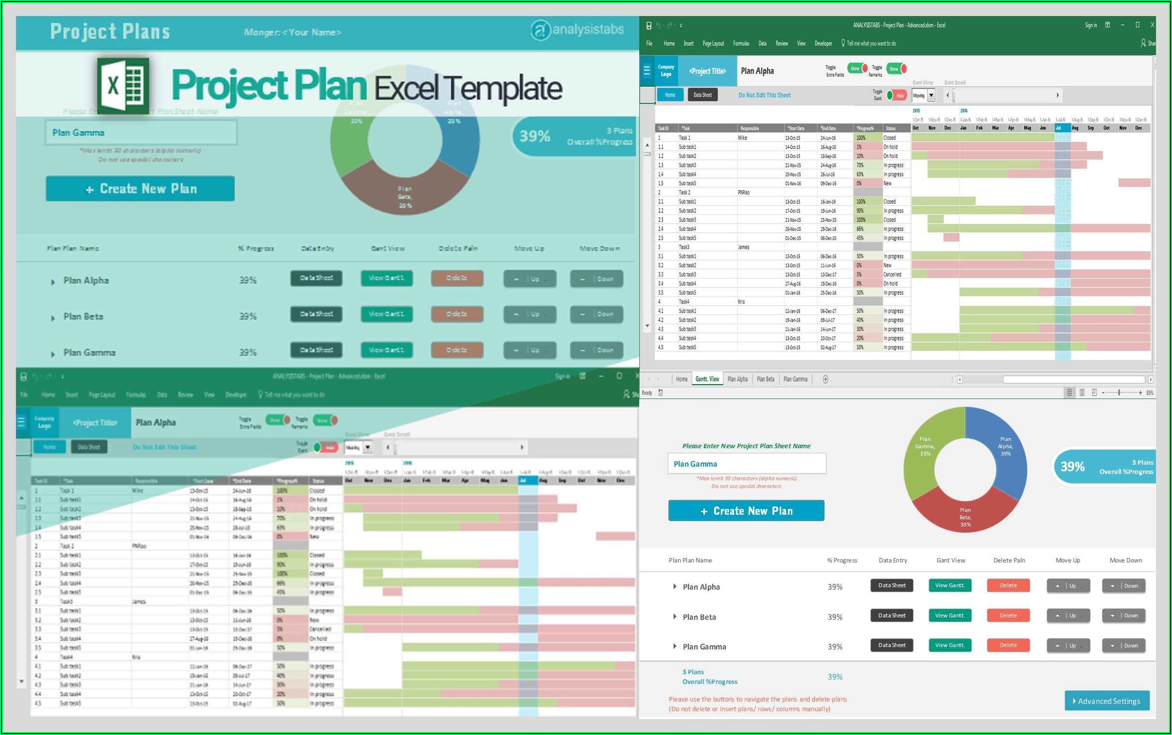 Project Planning Template Excel Free Download