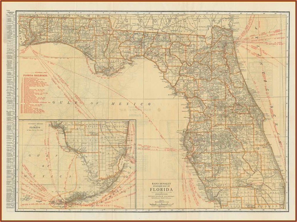 Rand Mcnally Florida Map