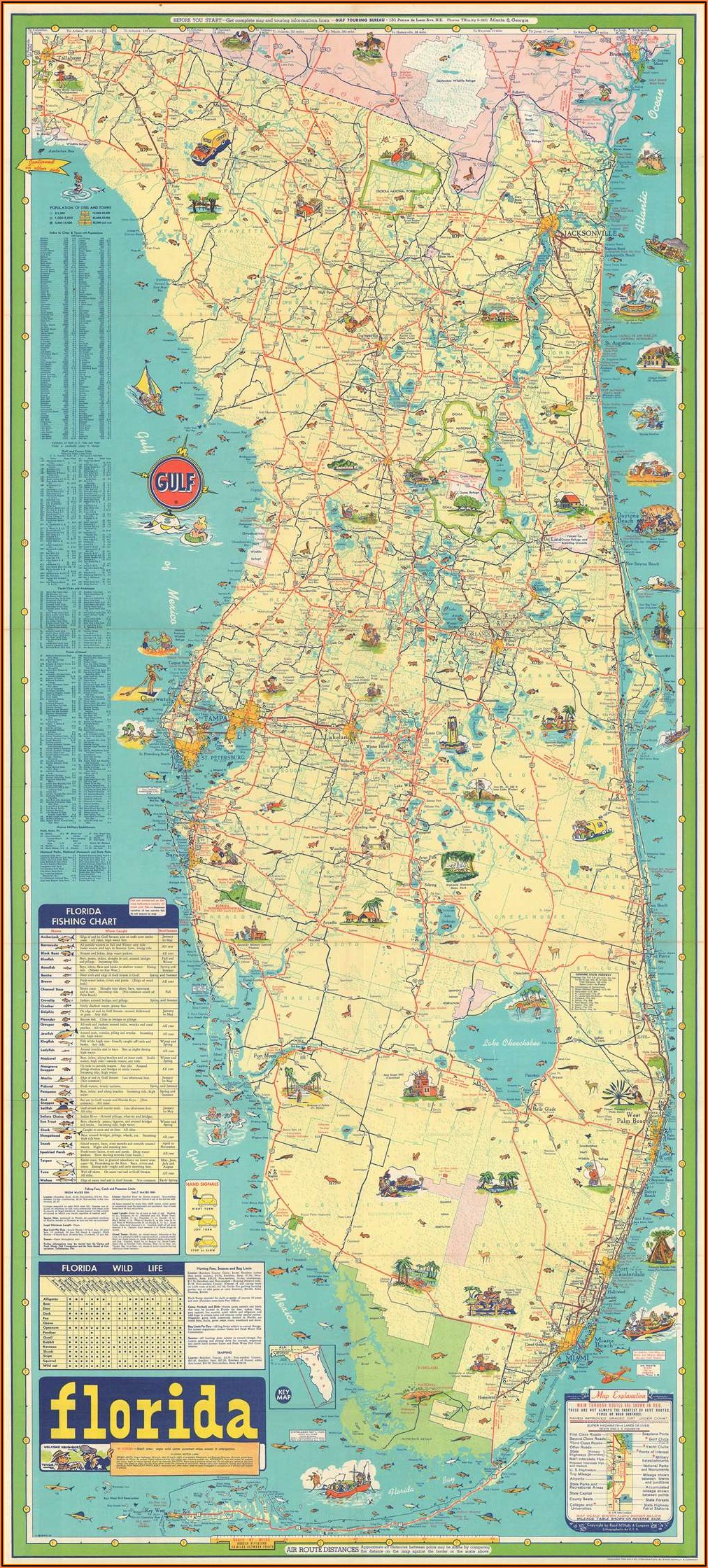 Rand Mcnally Florida Road Map