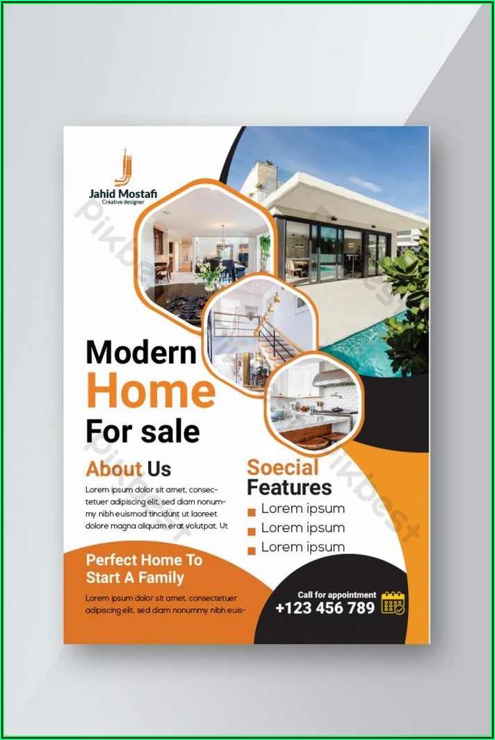 Real Estate For Sale Flyer Template