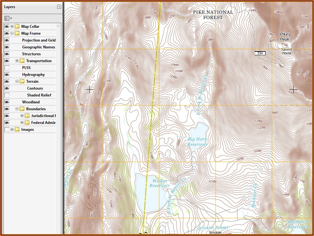 Topo Maps Of Colorado Hunting