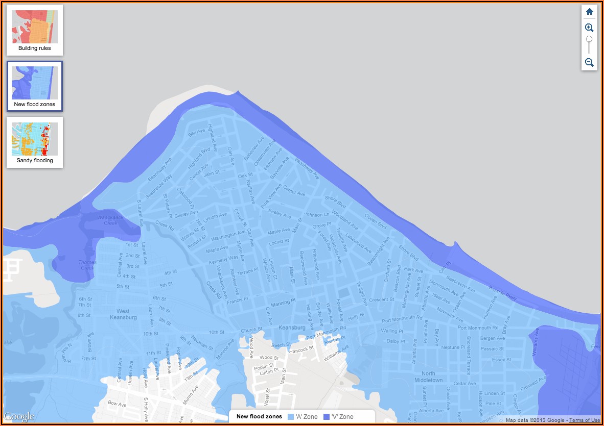 Union Beach Nj Flood Zone Map