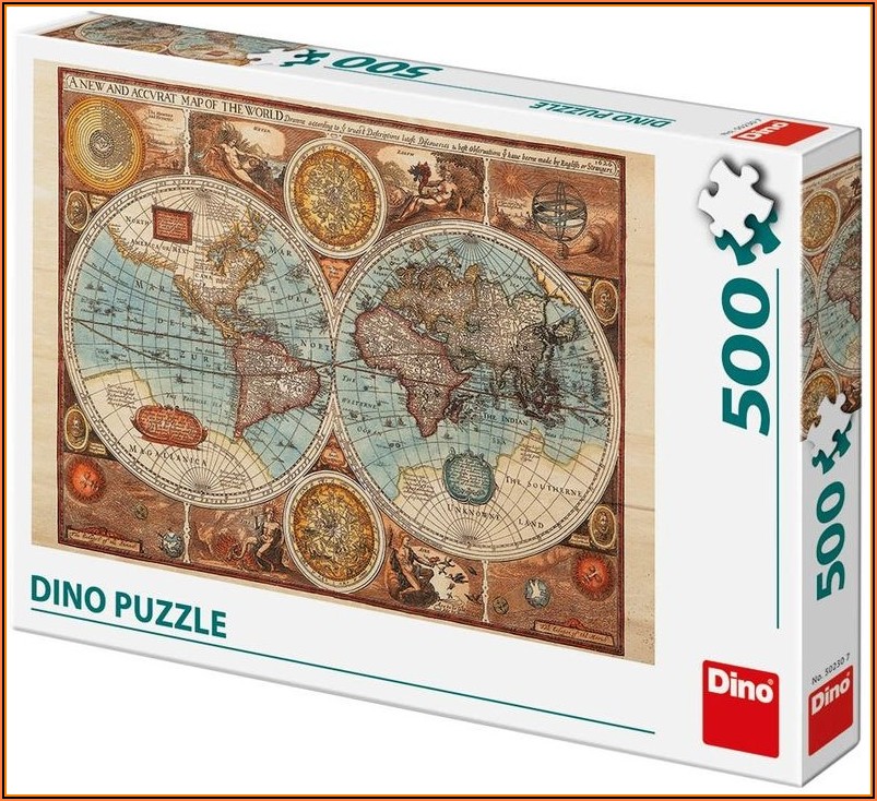World Map Jigsaw Puzzle 500 Pieces