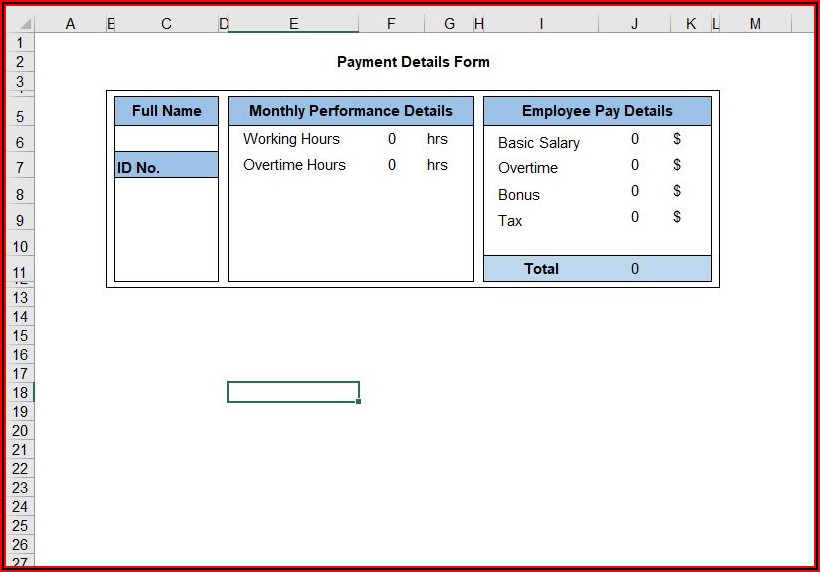Auto Populate Forms In Excel