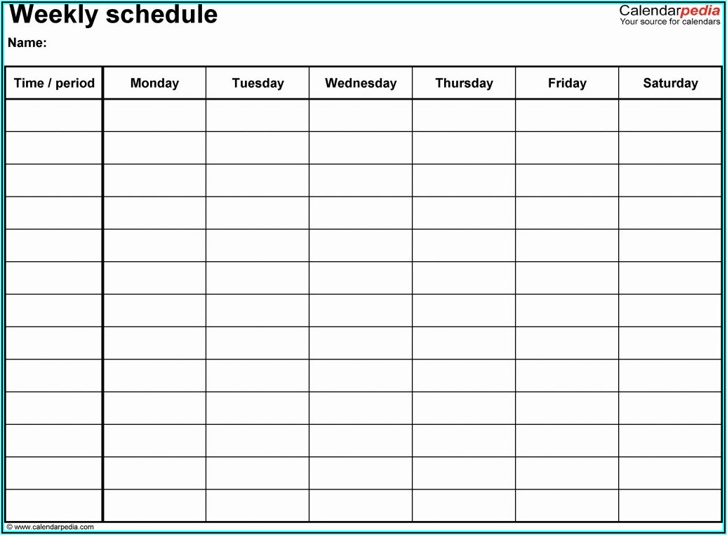 Employee Time Off Tracker Template