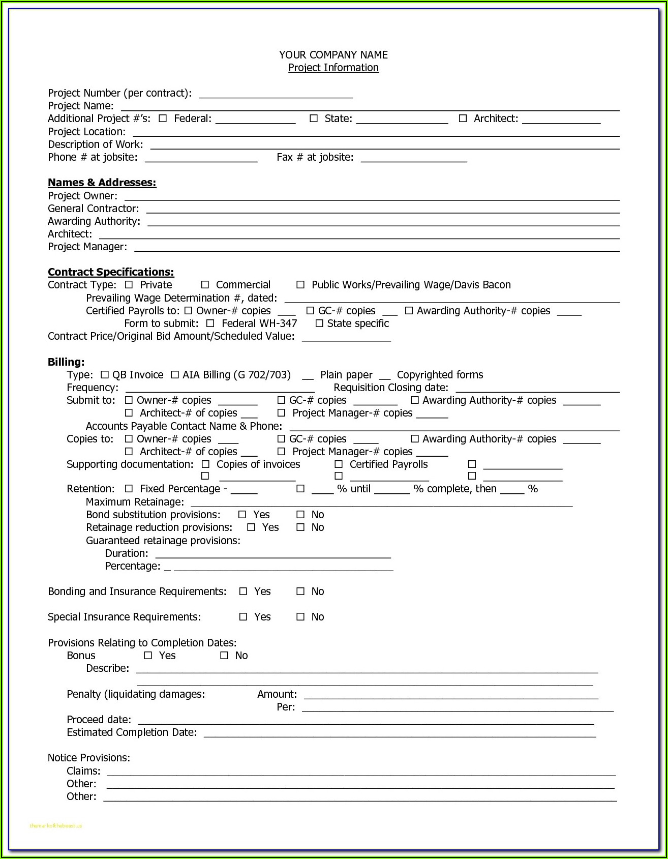 Free Aia G704 Form