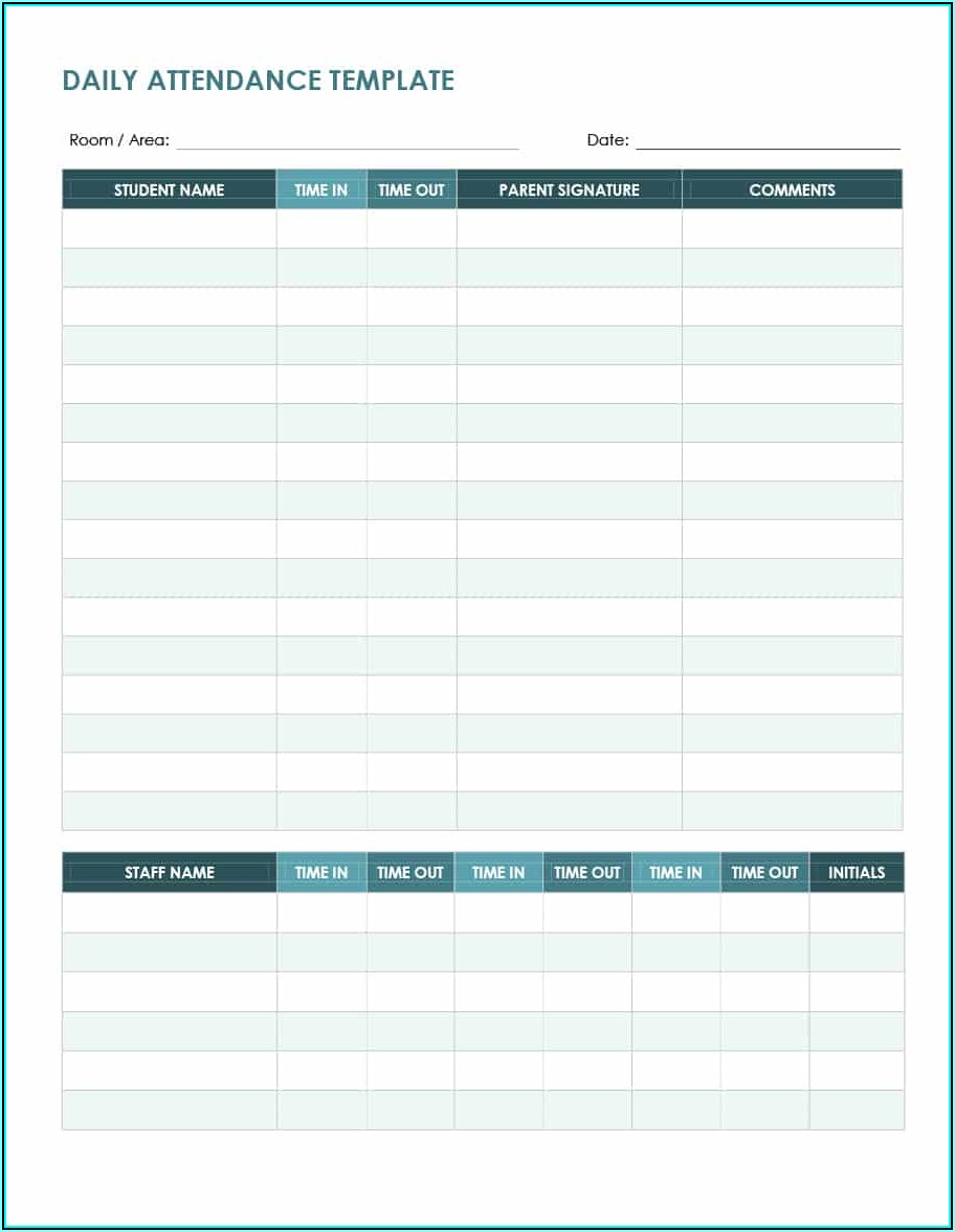 Free Employee Time Off Tracker Template