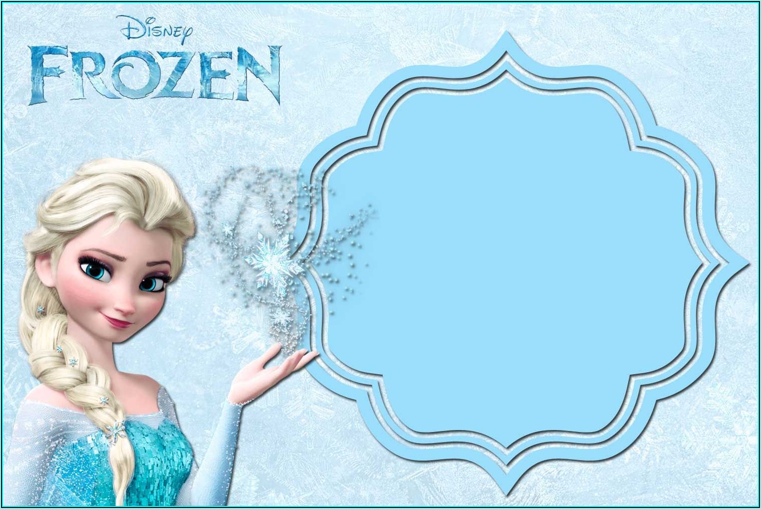 Free Frozen Invitation Templates