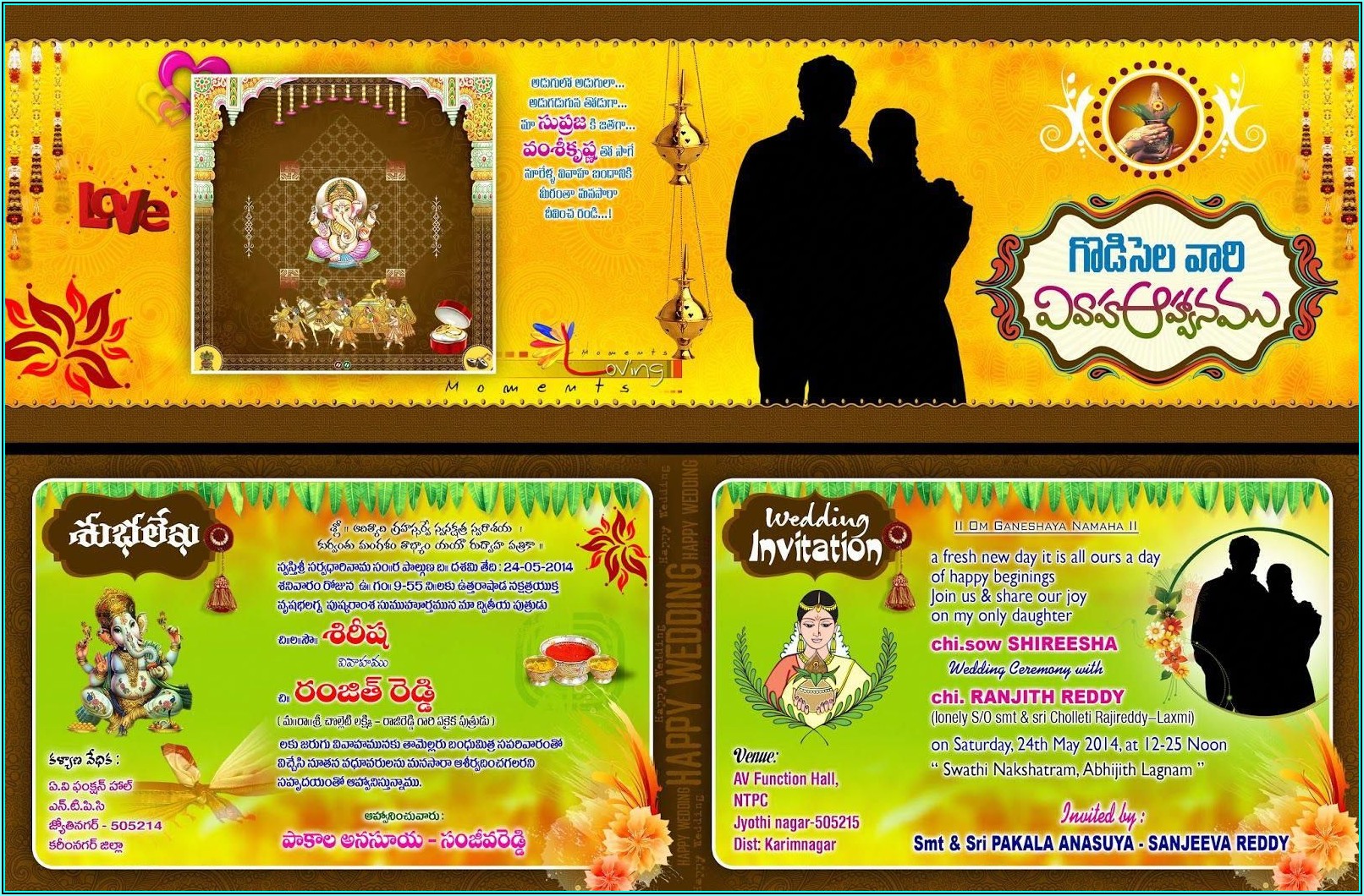 Hindu Wedding Invitation Templates Free