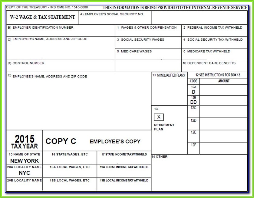 Irs W2 Forms Request