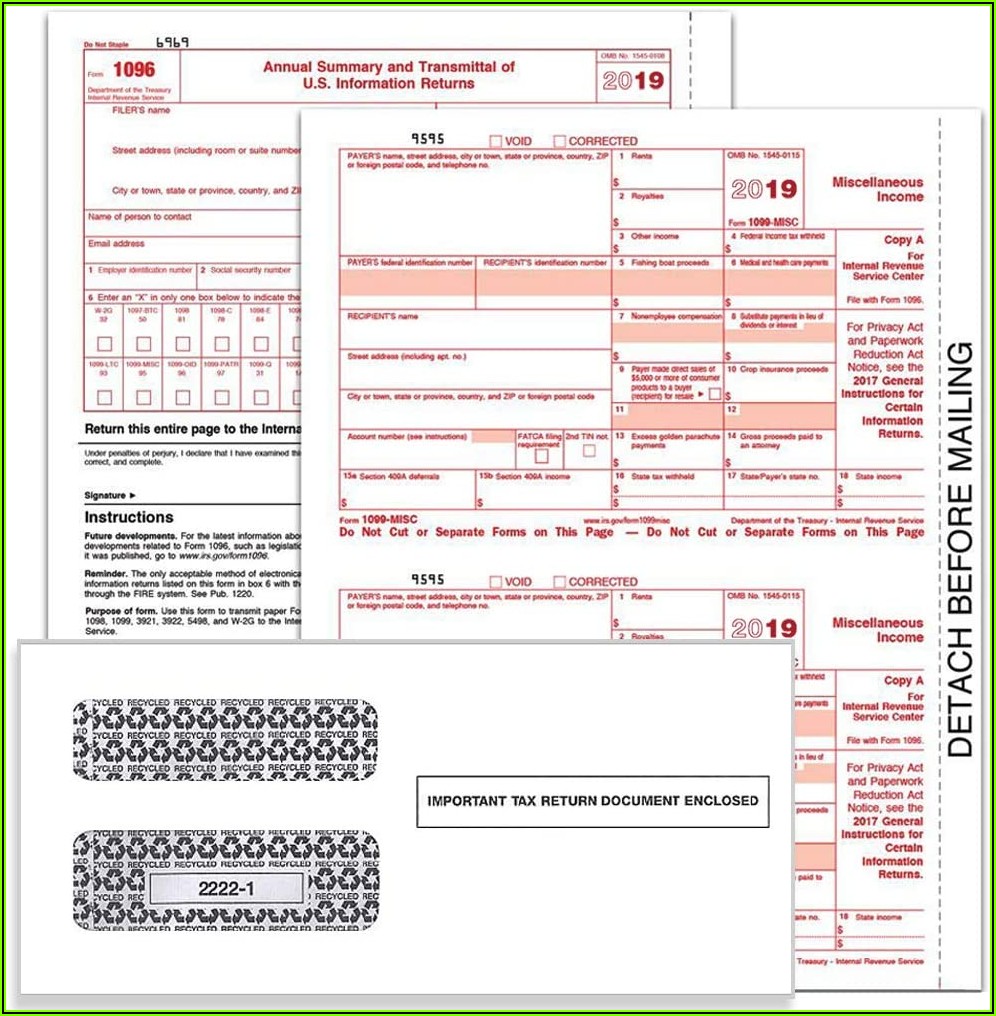 Misc 1099 Form 2019