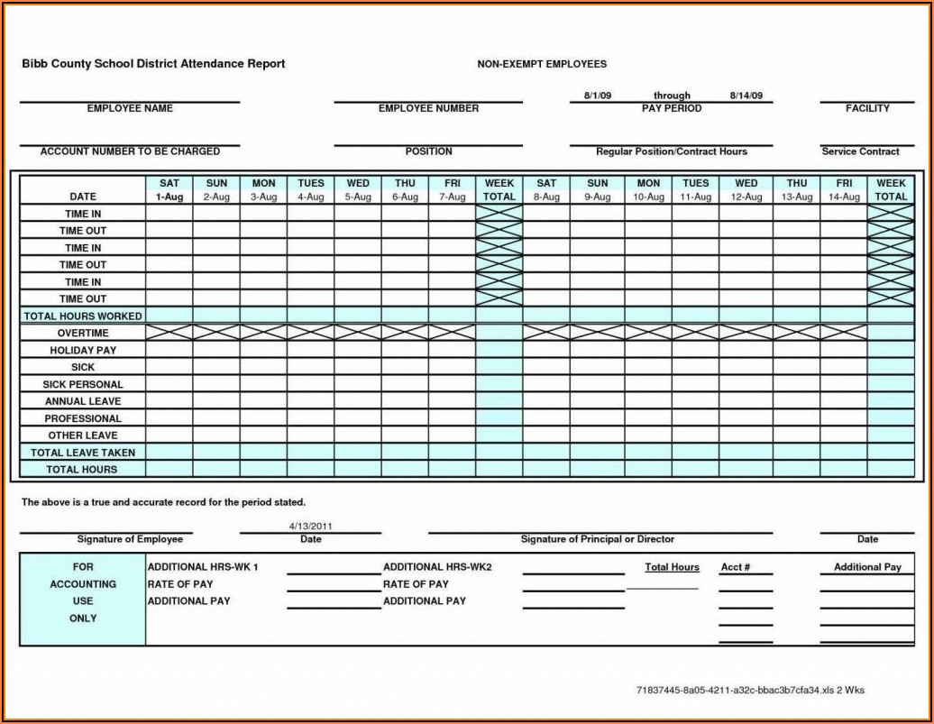 Payroll Spreadsheet Template Excel