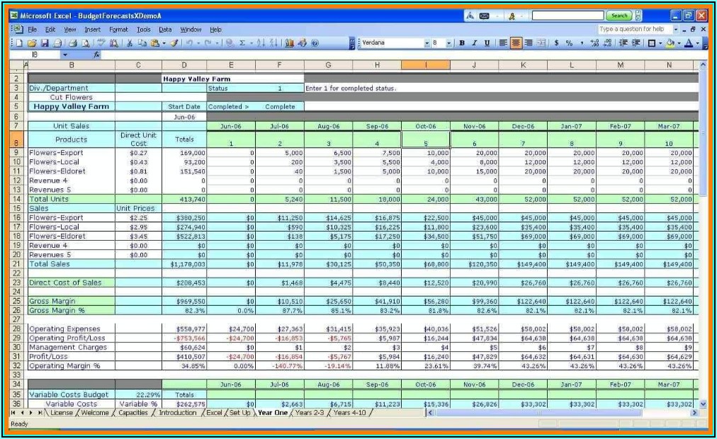Small Business Accounting Templates In Excel